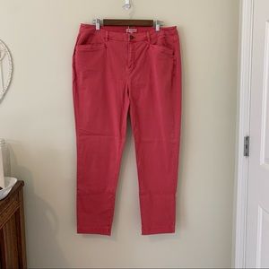 Orvis Pink Chino Pants, Size 14
